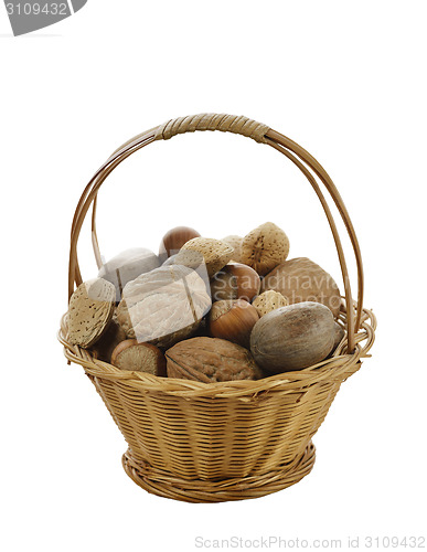 Image of Nuts Mix In A Basket