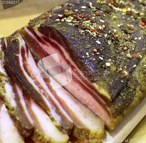 Image of cold smoked bacon