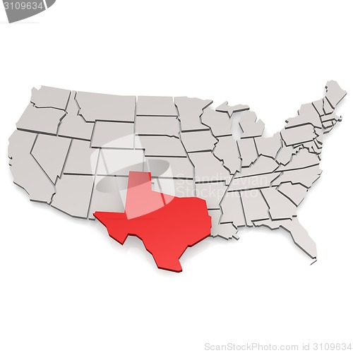 Image of Texas map