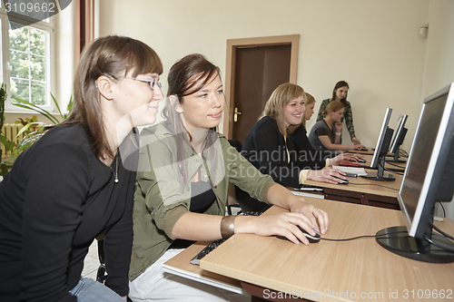 Image of Female students in classroom