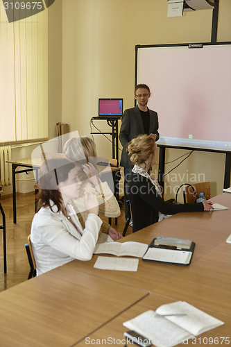 Image of Female students in classroom