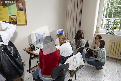 Image of Female students in classroom