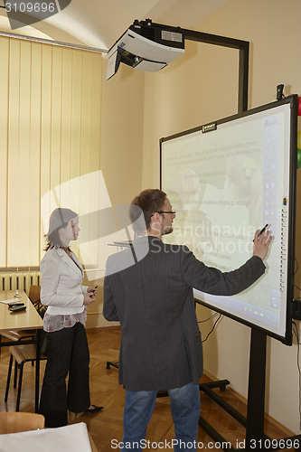 Image of Female students in classroom