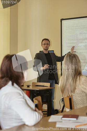 Image of Female students in classroom