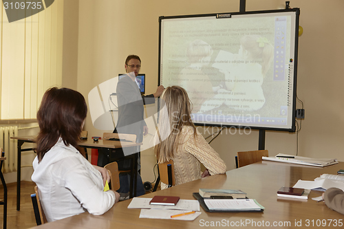 Image of Female students in classroom