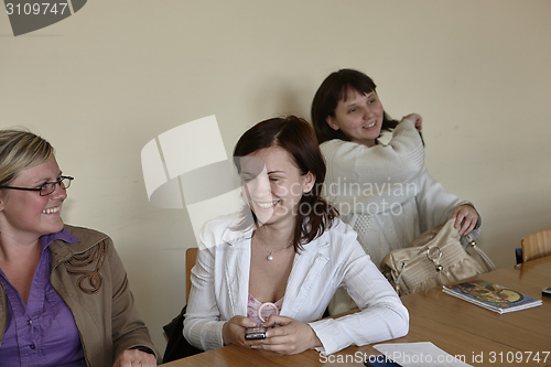 Image of Female students in classroom