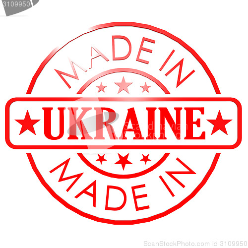 Image of Made in Ukraine red seal