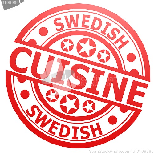 Image of Swedish cuisine stamp