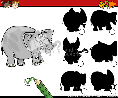 Image of education shadows game cartoon