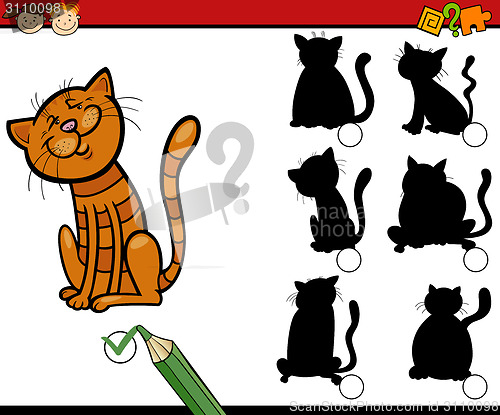 Image of education shadows game cartoon