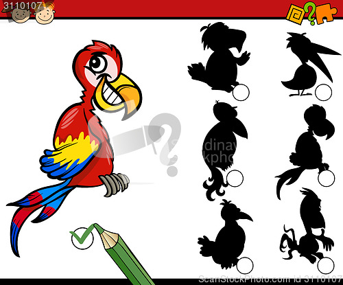 Image of education shadows game cartoon