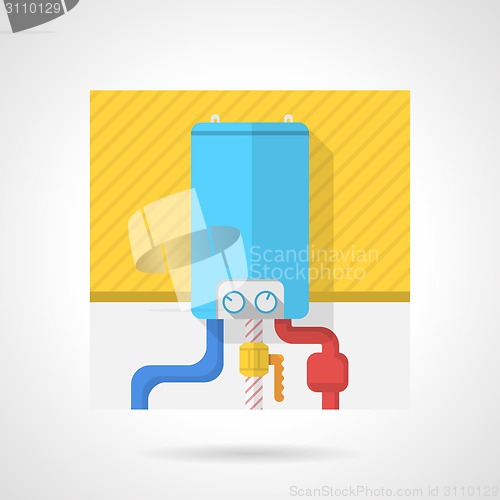 Image of Colorful vector icon for water boiler 