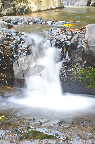 Image of Nature waterfall in deep forest