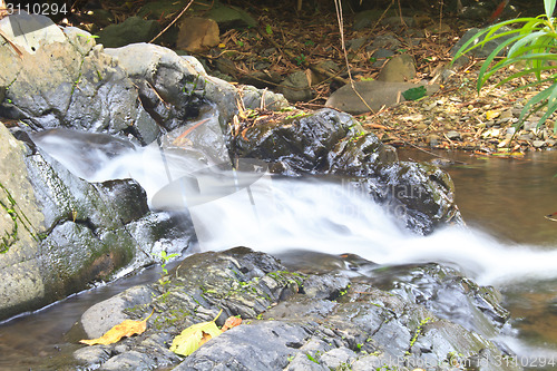 Image of Nature waterfall in deep forest