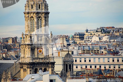 Image of Paris rooftops