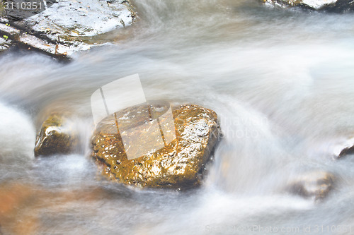 Image of Nature waterfall in deep forest