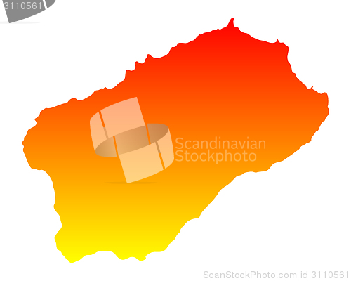 Image of Map of Santo Antao