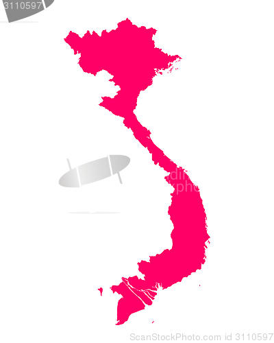 Image of Map of Vietnam