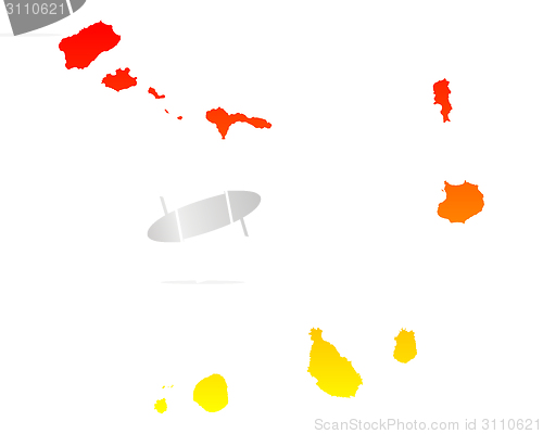 Image of Map of Cape Verde