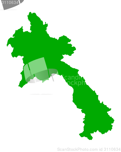 Image of Map of Laos