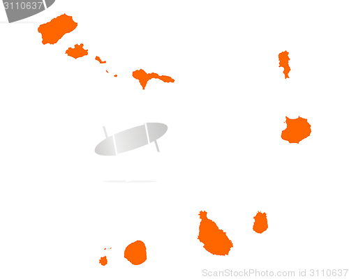 Image of Map of Cape Verde