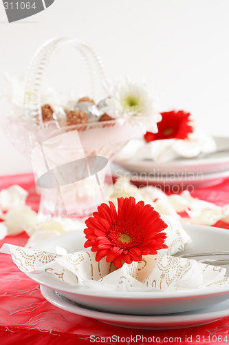 Image of Romantic table setting