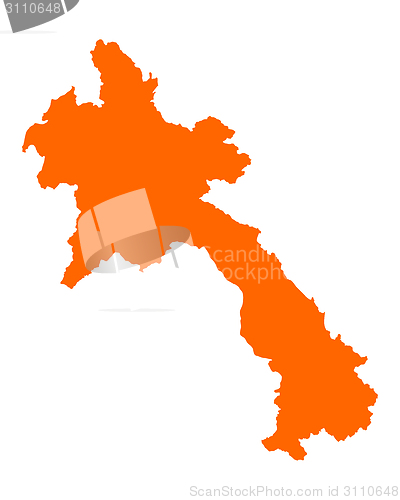 Image of Map of Laos