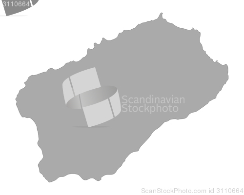 Image of Map of Santo Antao