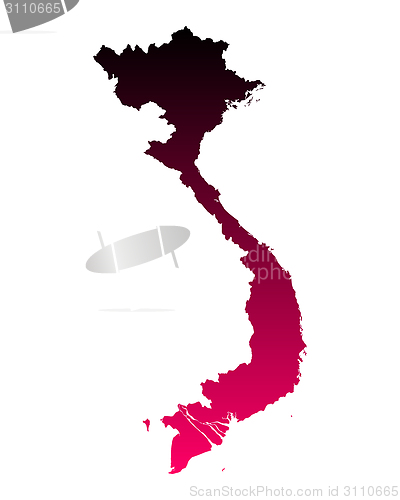 Image of Map of Vietnam