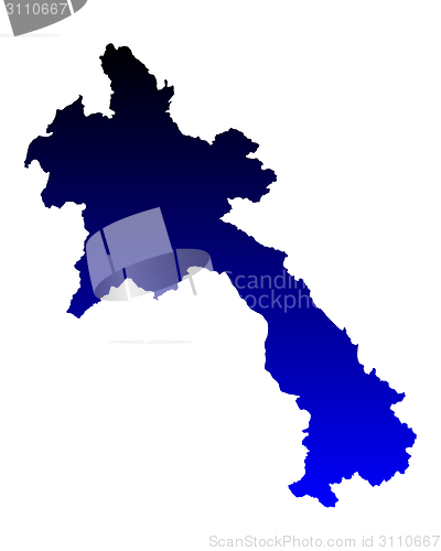 Image of Map of Laos