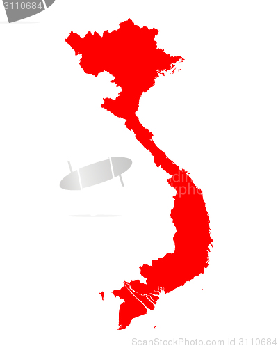 Image of Map of Vietnam