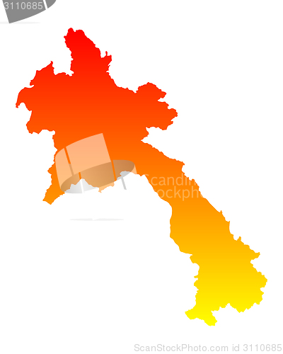 Image of Map of Laos