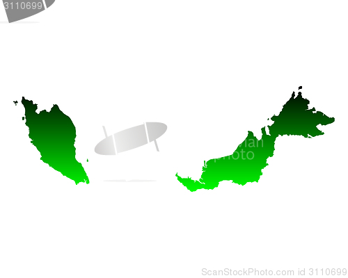 Image of Map of Malaysia