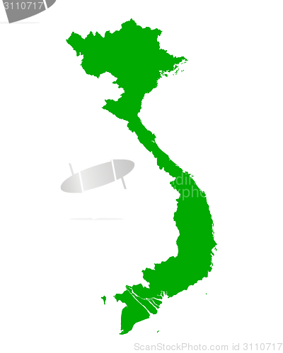 Image of Map of Vietnam