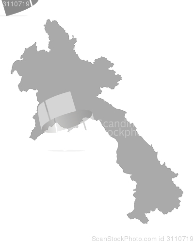 Image of Map of Laos