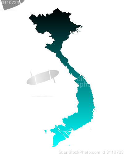 Image of Map of Vietnam
