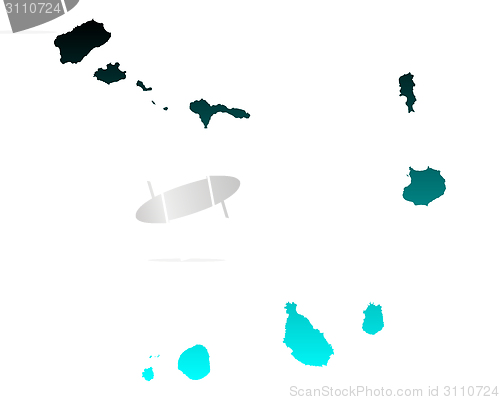 Image of Map of Cape Verde