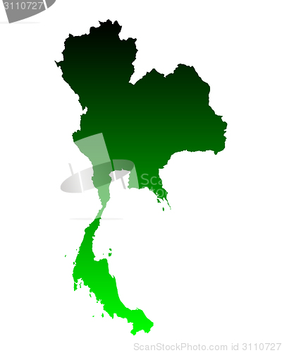 Image of Map of Thailand