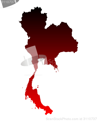 Image of Map of Thailand