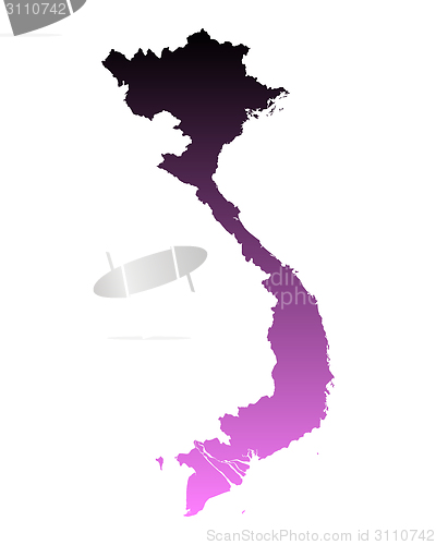 Image of Map of Vietnam