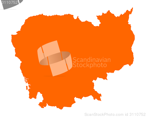 Image of Map of Cambodia
