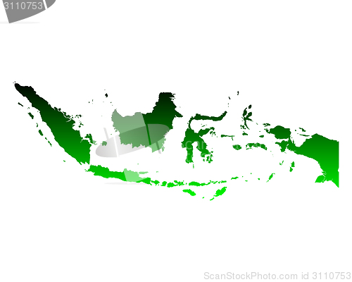 Image of Map of Indonesia