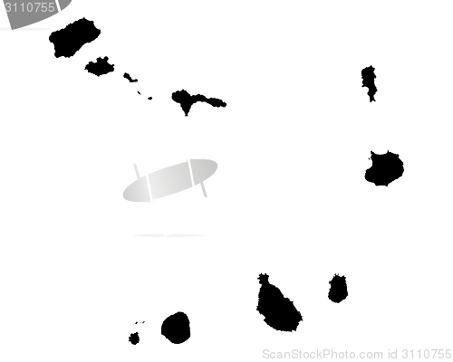 Image of Map of Cape Verde