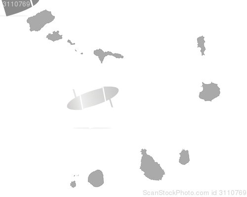 Image of Map of Cape Verde