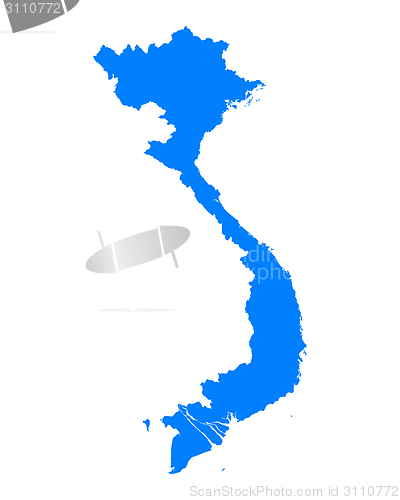 Image of Map of Vietnam