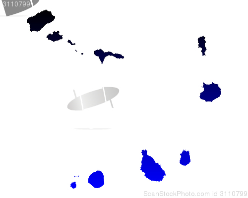 Image of Map of Cape Verde