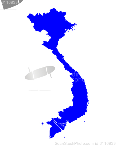 Image of Map of Vietnam
