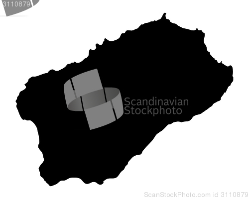 Image of Map of Santo Antao