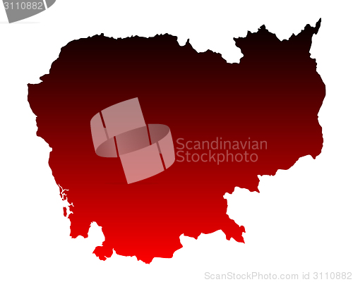 Image of Map of Cambodia