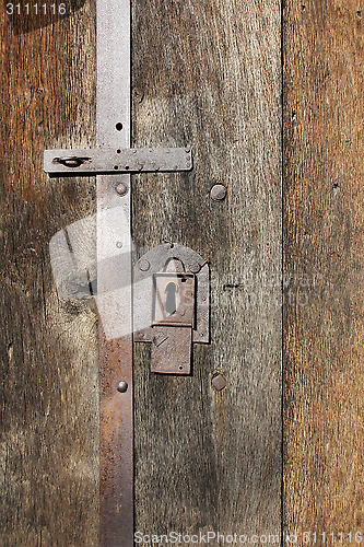 Image of Old iron lock